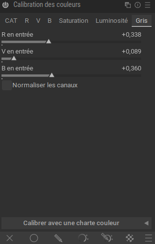 darktable colour calibration gray