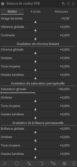 darktable rgb colour balance
