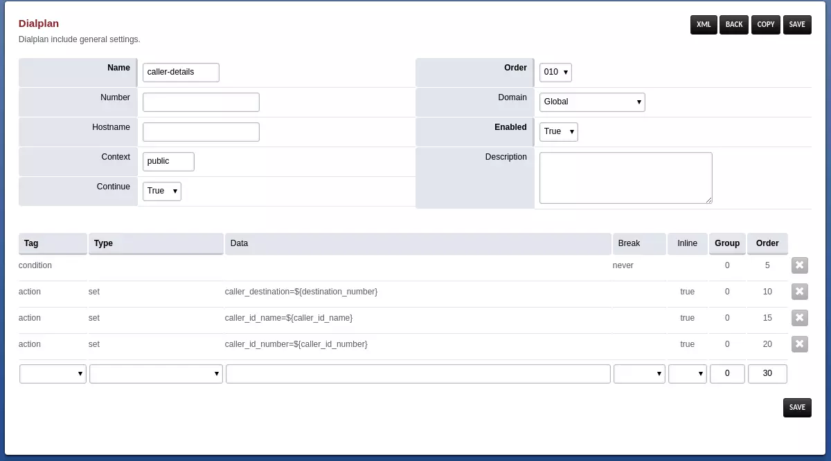 fusionpbx caller details