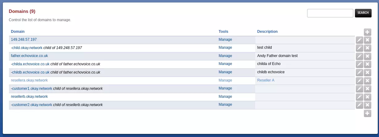 fusionpbx reseller domains
