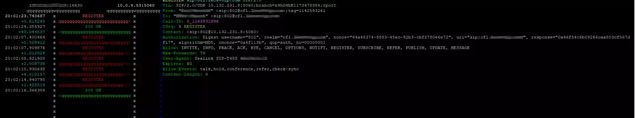 sngrep freeswitch slowness